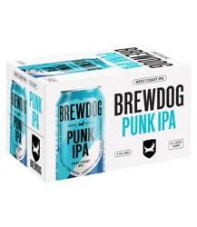 BrewDog West Coast IPA Punk IPA Beer, 6 Pack of 12 fl oz Cans