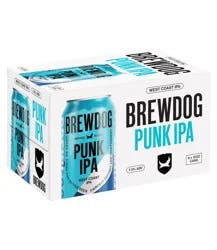 BrewDog West Coast IPA Punk IPA Beer, 6 Pack of 12 fl oz Cans