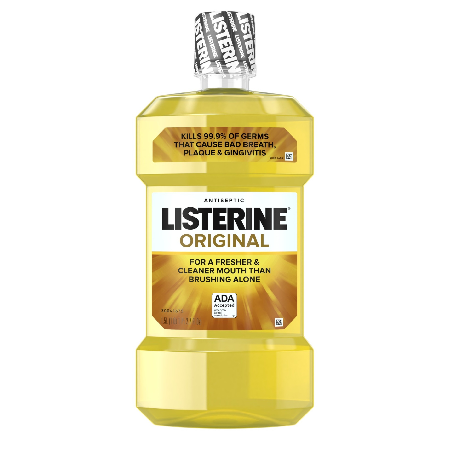 slide 1 of 5, Listerine Original Antiseptic Mouthwash for Bad Breath, 50.7 fl oz