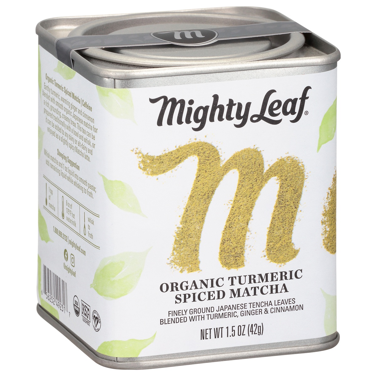slide 2 of 10, Mighty Leaf Organic Loose Spiced Turmeric Matcha Tea, 1.5 oz