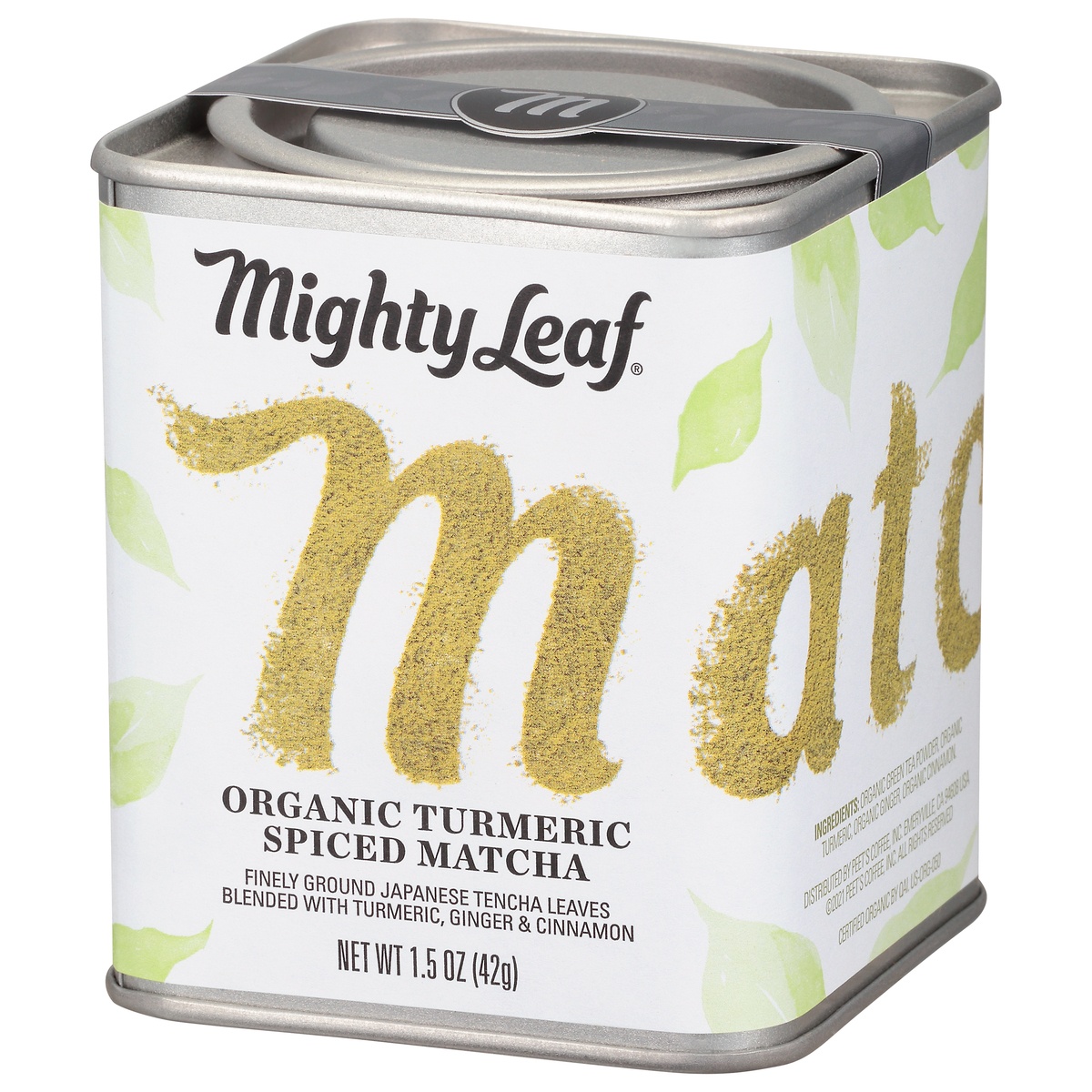 slide 3 of 10, Mighty Leaf Organic Loose Spiced Turmeric Matcha Tea, 1.5 oz