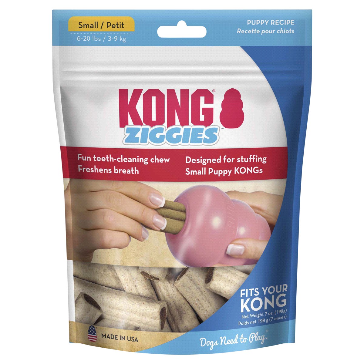 slide 1 of 21, KONG Ziggies Puppy Small, 1 ct