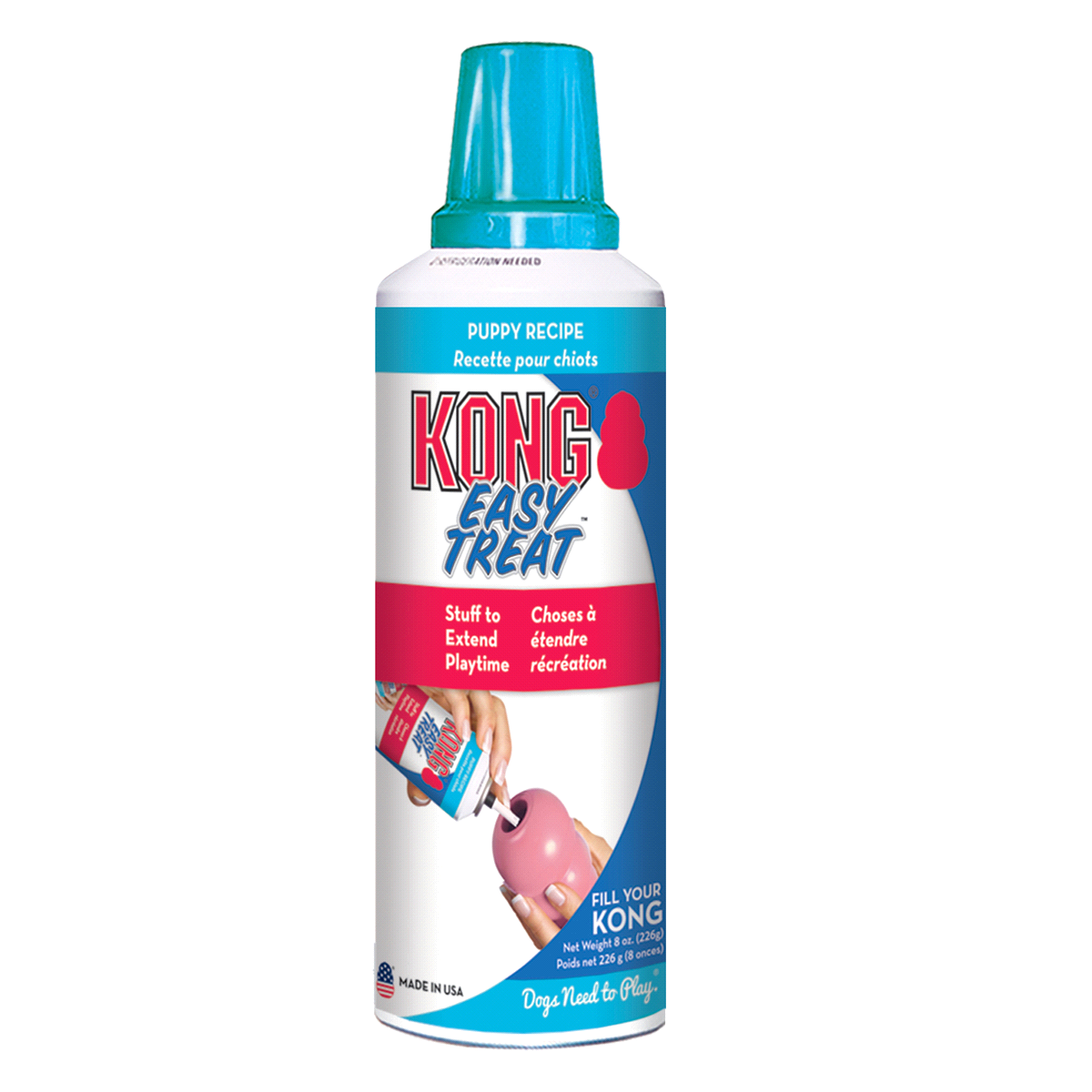 slide 1 of 13, KONG Easy Treat Puppy 8 oz, 10.1 oz