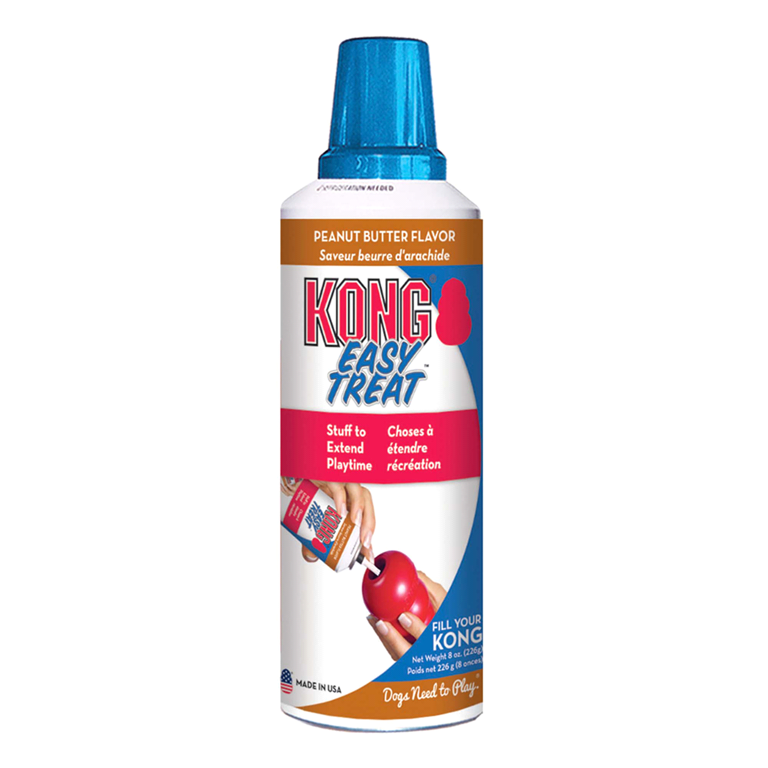 slide 1 of 3, KONG Peanut Butter Flavor Easy Treat 8 oz Aerosol, 8 oz