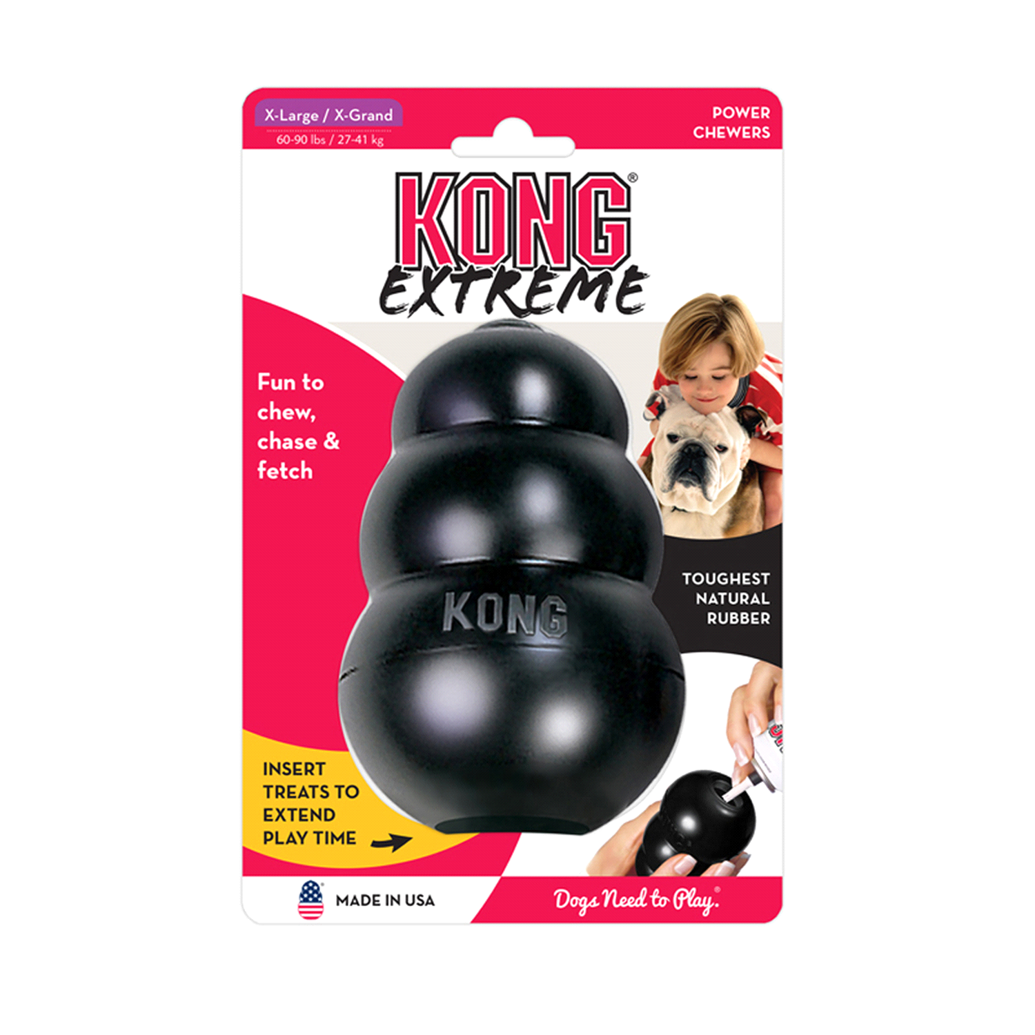 slide 4 of 5, KONG Extreme Dog Toy XL, 1 ct