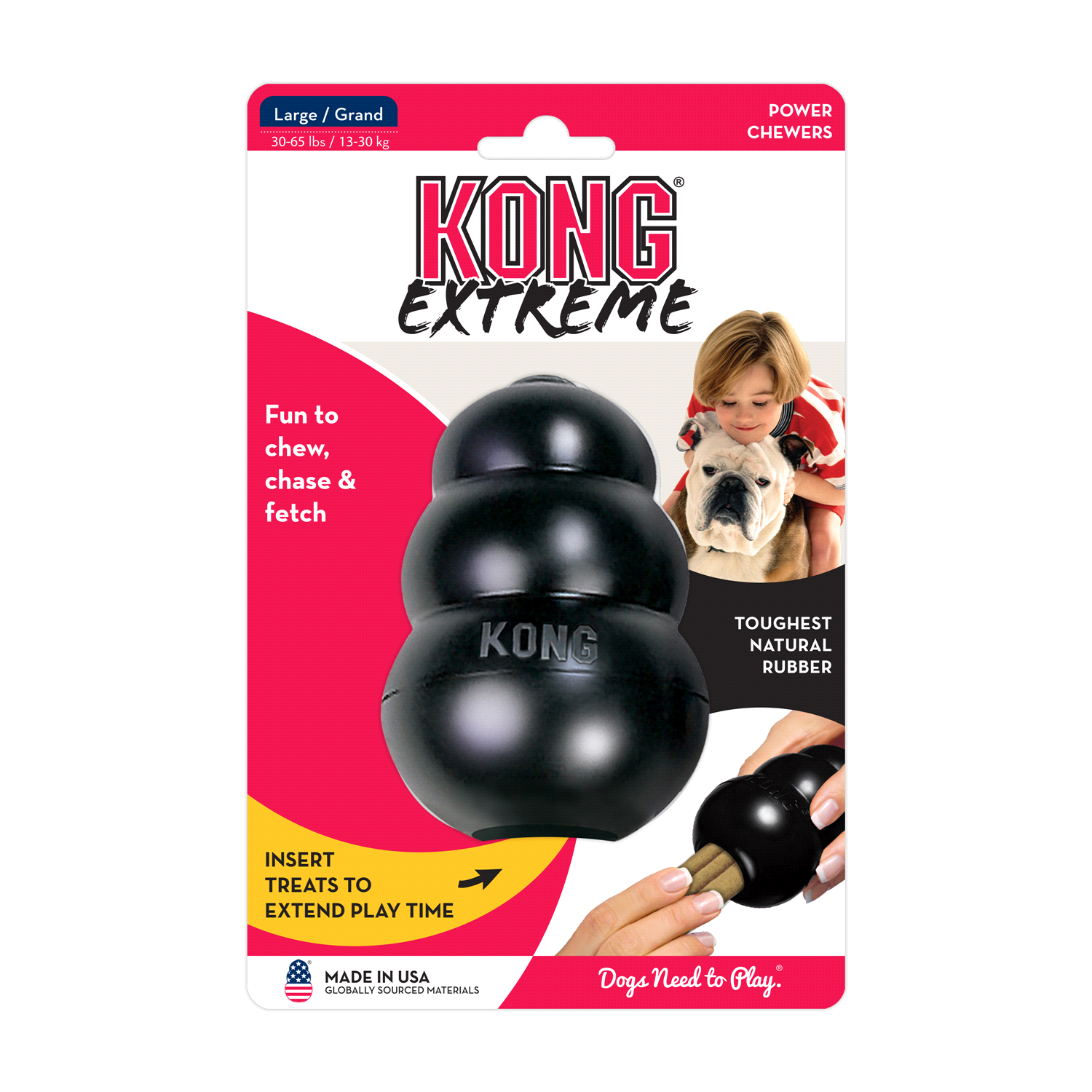 slide 4 of 5, KONG Extreme Dog Toy Large, 1 ct