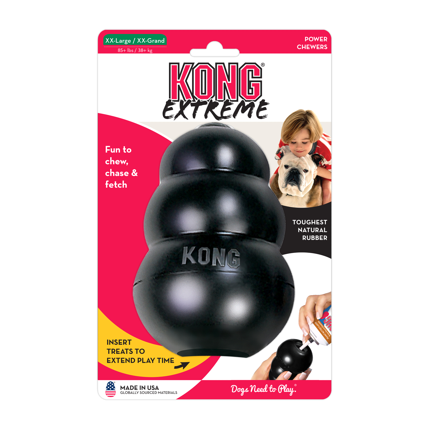 slide 4 of 5, KONG Extreme Dog Toy XXL, XXL
