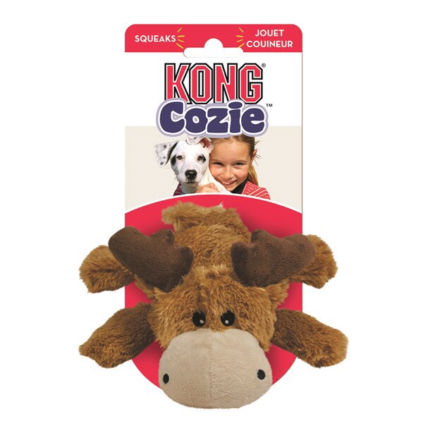 slide 4 of 9, KONG Cozie™ Marvin Moose Sm, 1.9 oz