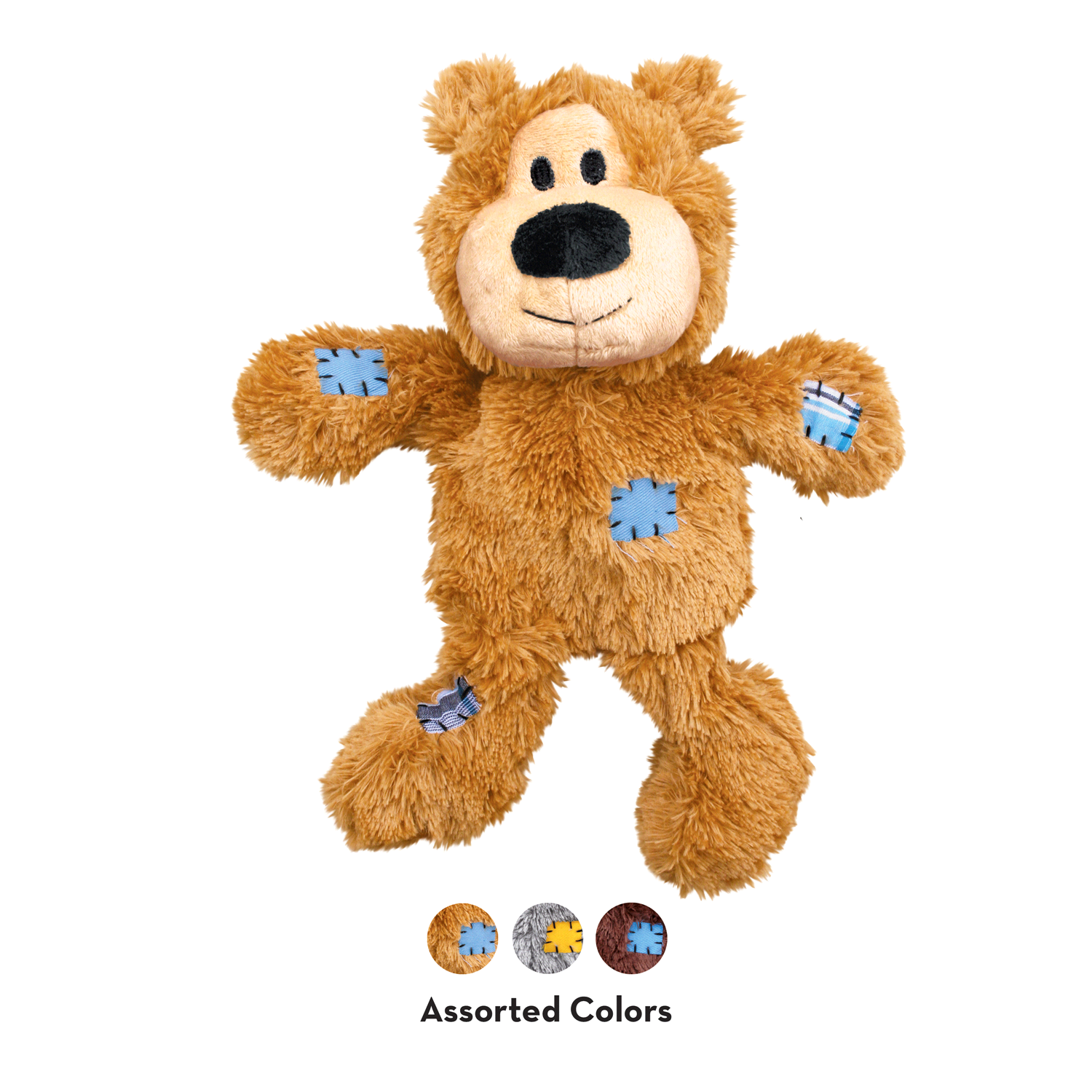 slide 4 of 4, KONG Wild Knots Bear, Small/Medium, Assorted, 1 ct