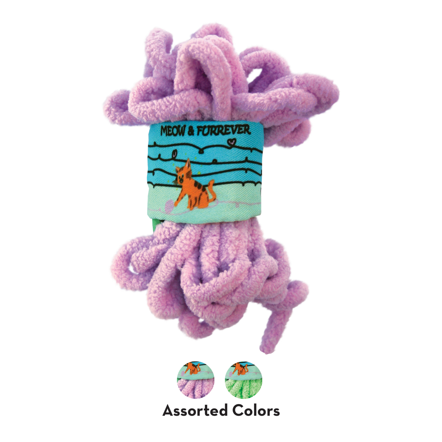 slide 6 of 6, KONG Pull-A-Partz Yarnz Assorted, 1 ct