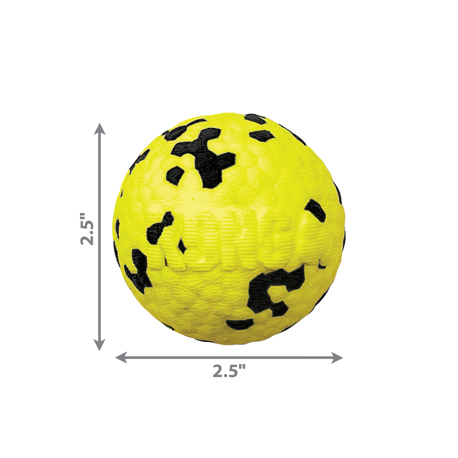 slide 3 of 3, Kong Reflex Ball Md, MED