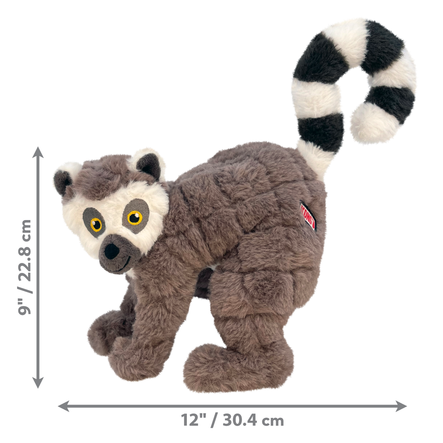 slide 4 of 4, KONG Scampers Lemur Dog Toy, Medium, 1 ct