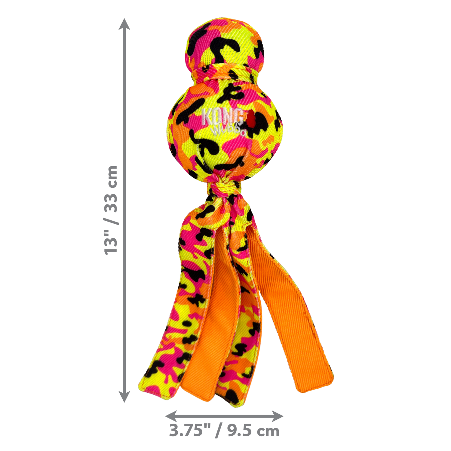 slide 2 of 2, Kong Wubba Ballistic High Viz, 1 ct