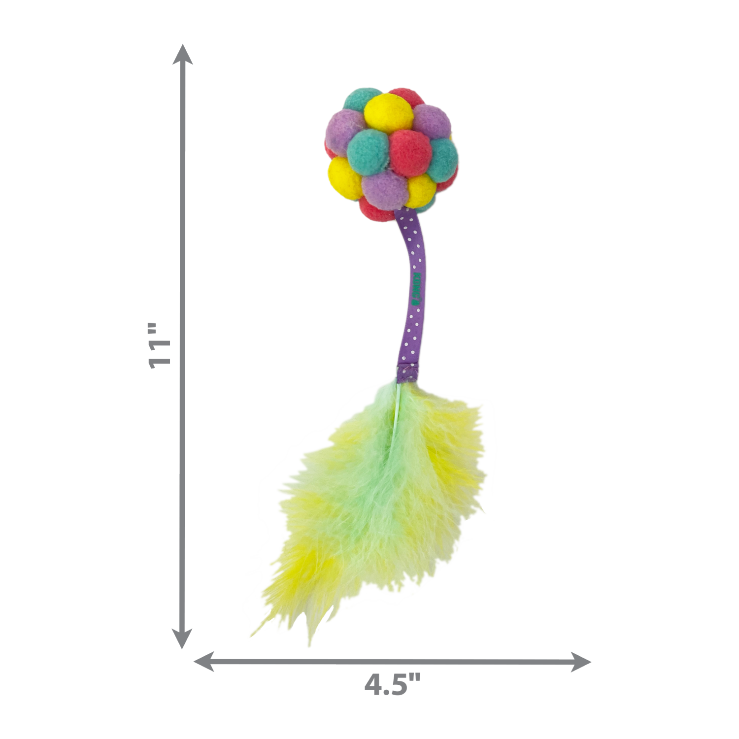 slide 3 of 3, KONG Cat Active Bubble Ball Assorted, 1 ct