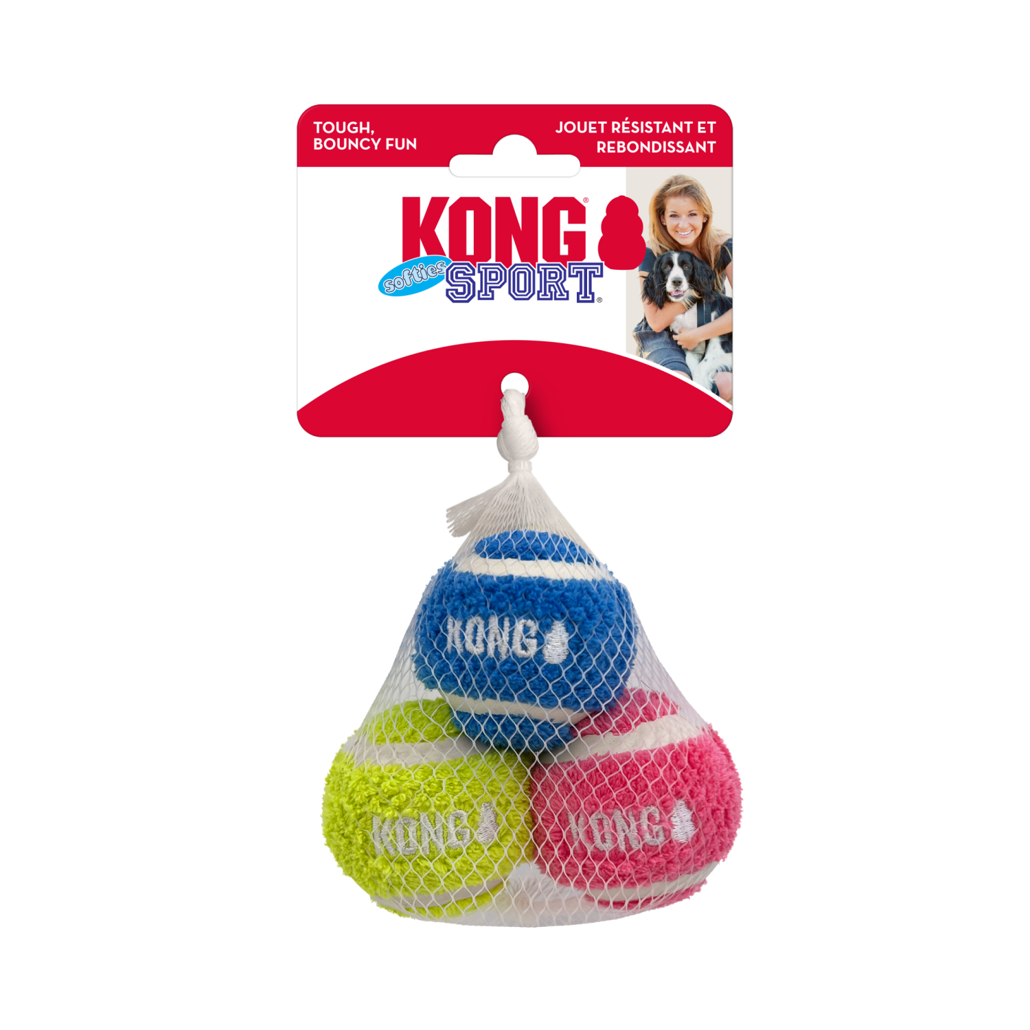 slide 2 of 3, Kong Sport Softies Balls Sm, 3 ct