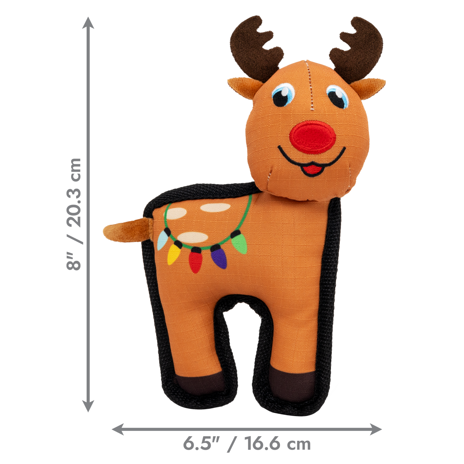 slide 3 of 3, KONG Dog Holiday Ballistic Reindeer Md, MED