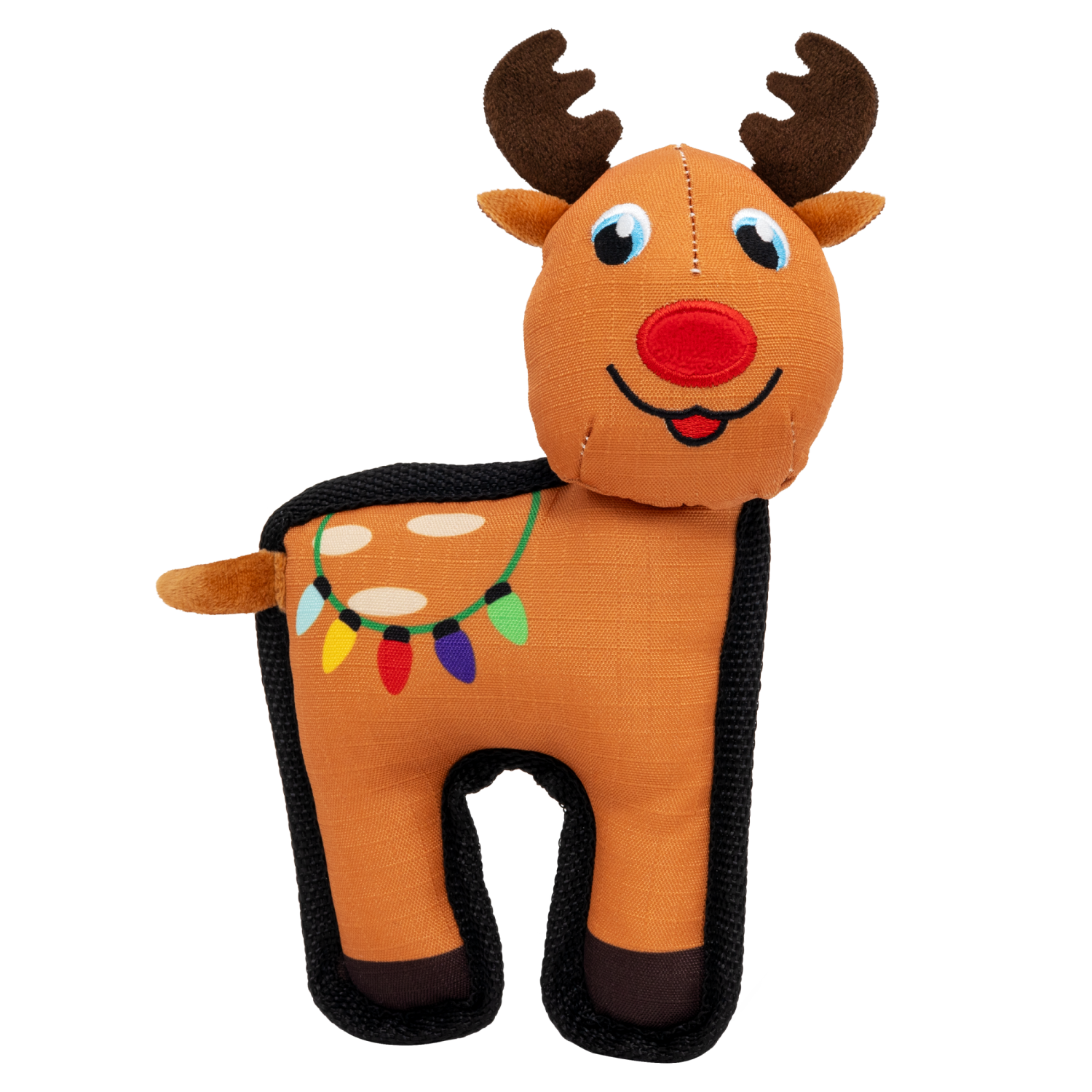 slide 1 of 3, KONG Dog Holiday Ballistic Reindeer Md, MED