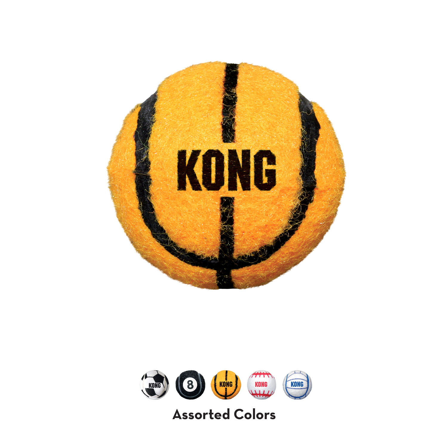 slide 3 of 3, Kong Sport Balls Dog Toys, 3 ct