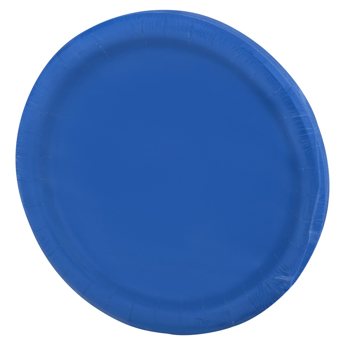 slide 9 of 10, Touch of Color 8-3/4 Inch Cobalt Sturdy Style Plates 24 ea, 24 ct