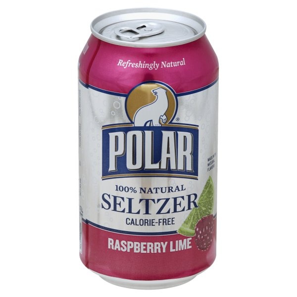 slide 1 of 1, Polar® seltzer, raspberry lime, 12 pack, 6 ct; 12 fl oz