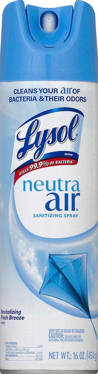 slide 2 of 2, Lysol Sanitizing Spray 16 oz, 16 oz