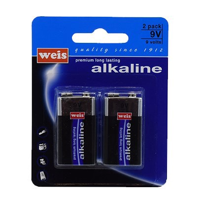 slide 1 of 1, Alkaline88 9 Volt Batteries, 2 ct