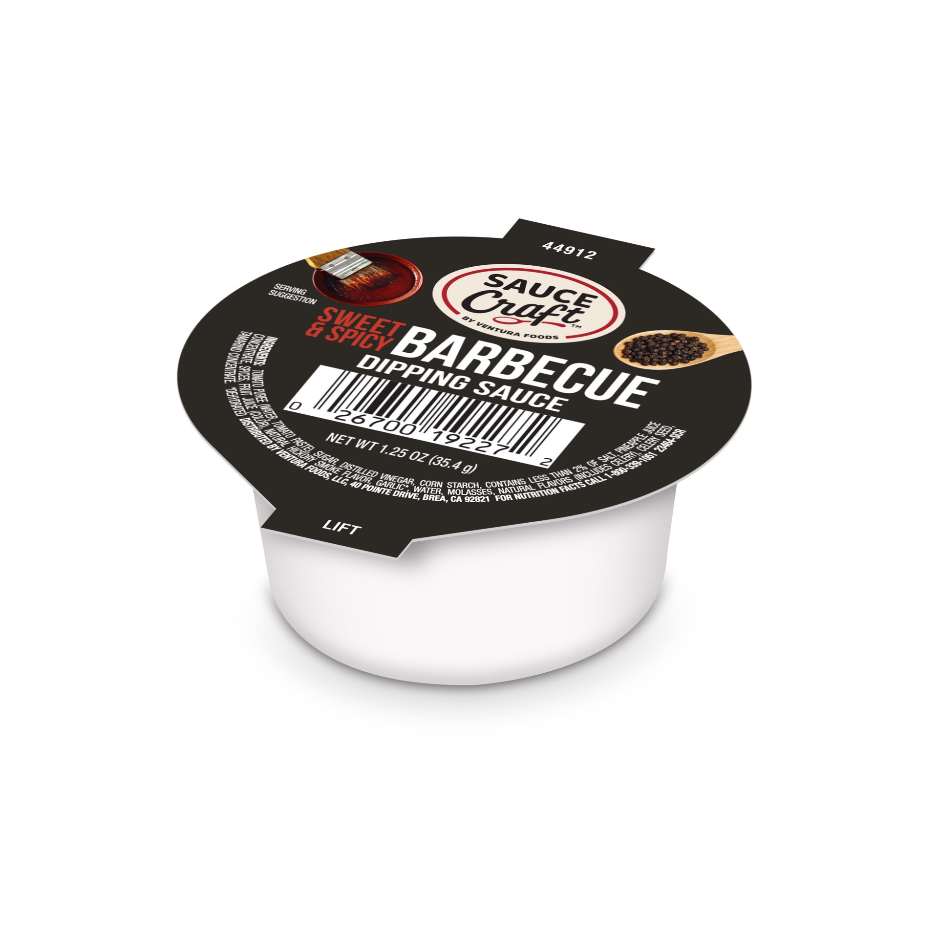 slide 1 of 1, Sauce Craft Sweet & Spicy Barbecue Dipping Sauce 1.25 oz, 1.25 oz