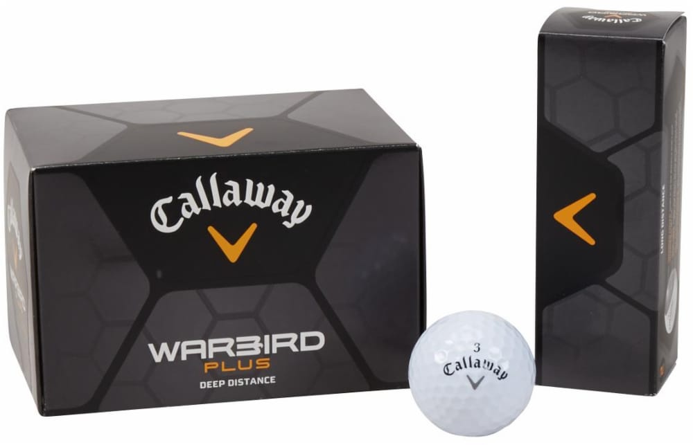 slide 1 of 1, Callaway Warbird Plus Deep Distance Golf Balls - White, 12 ct