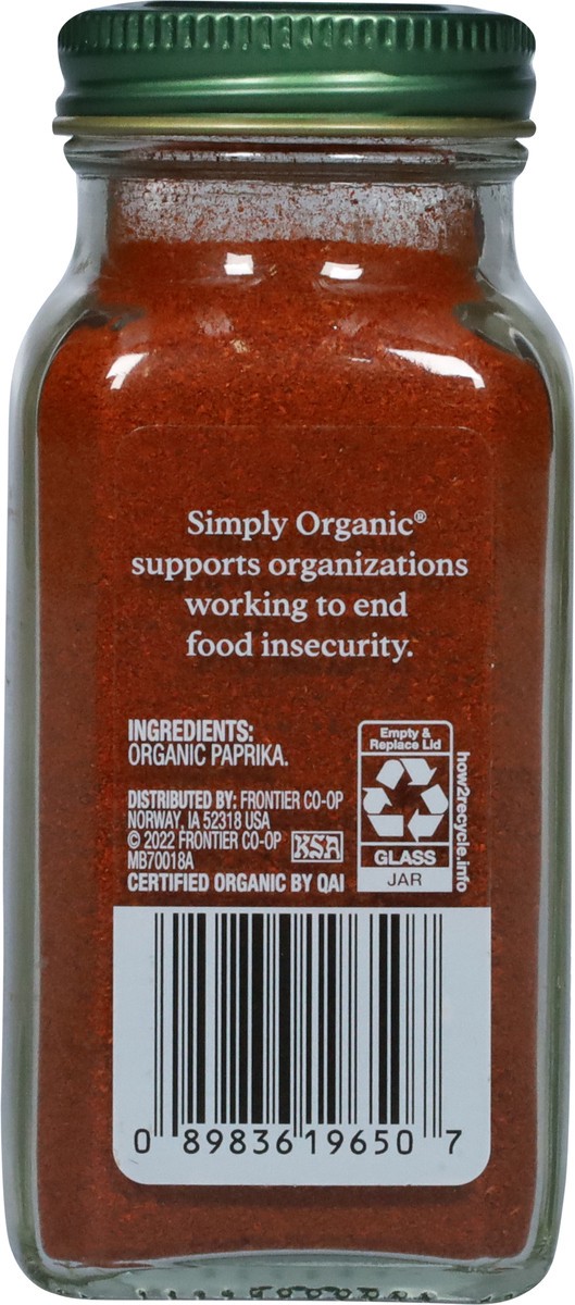 slide 4 of 9, Simply Organic Hot Paprika, 1 ct