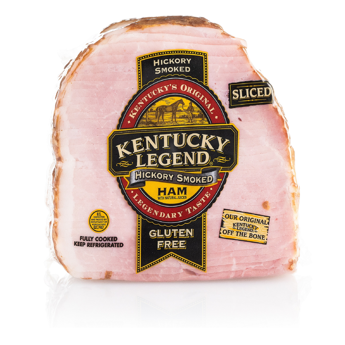 slide 1 of 1, Kentucky Legend 1/4 Sliced Hickory Ham, per lb