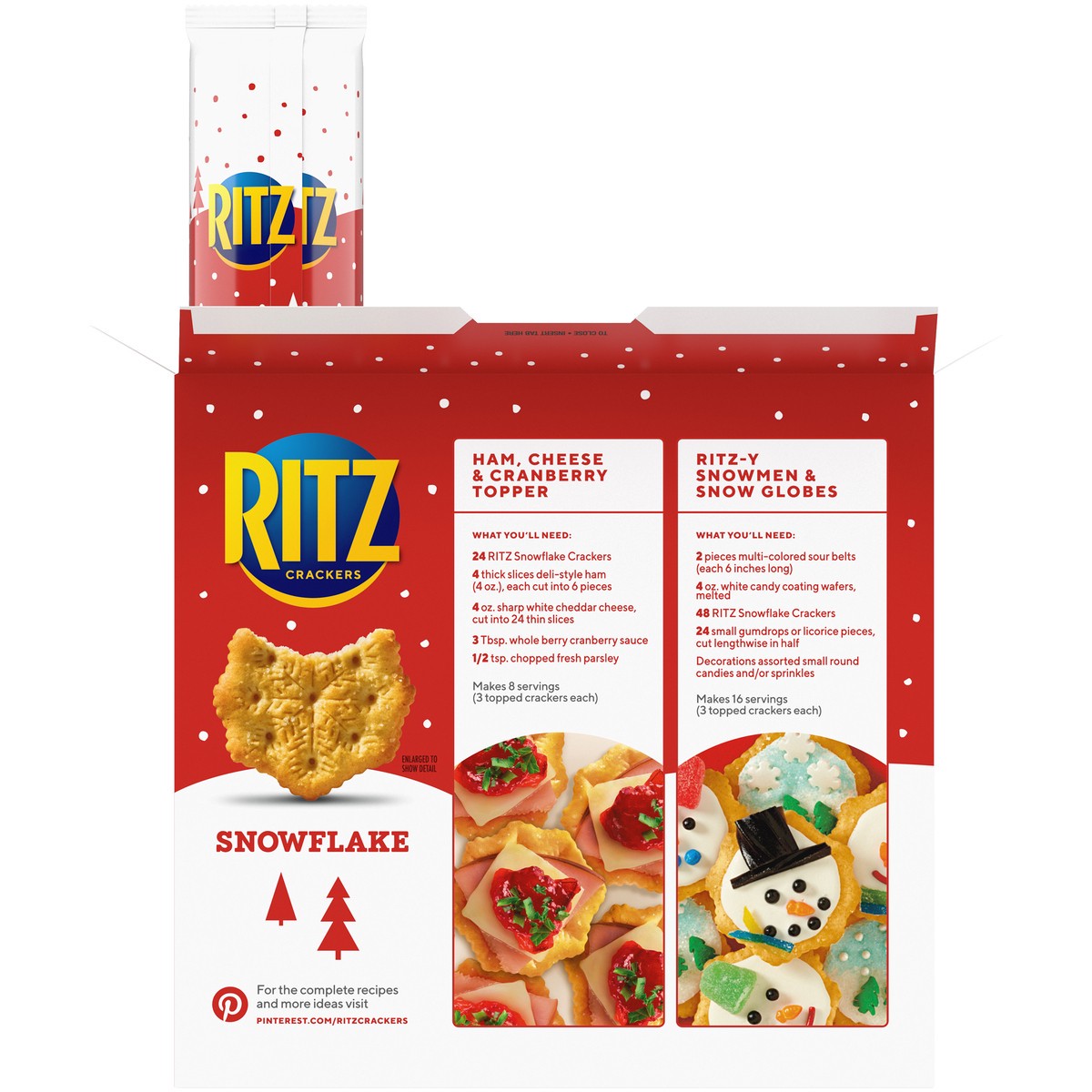 slide 2 of 9, Ritz Nabisco Ritz Limited Edition Snowflake Crackers 13.7 oz. Box, 13.7 oz