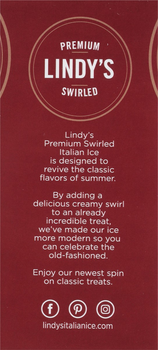 slide 7 of 16, Lindy's Homemade Premium Swirled Root Beer Float Italian Ice 4 - 6 fl oz Cups, 4 ct