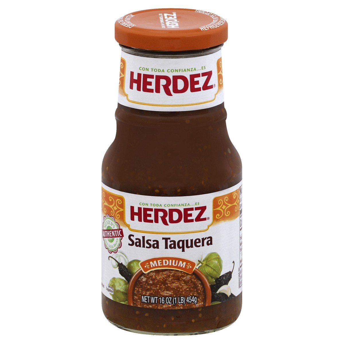 slide 3 of 8, Herdez Salsa Taquera 16 oz, 16 oz