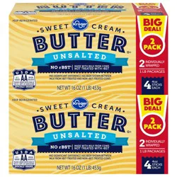Kroger Unsalted Butter Sticks