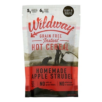 slide 1 of 1, Wildway Grain Free Apple Strudel Instant Hot Cereal, 7 oz