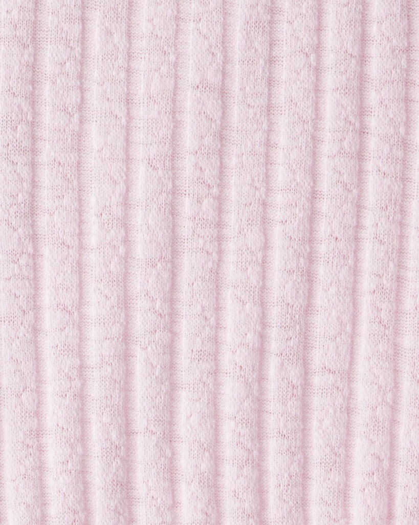 slide 2 of 2, Oshkosh Girls Cinched Rib Top - Pink Pink 5, 1 ct