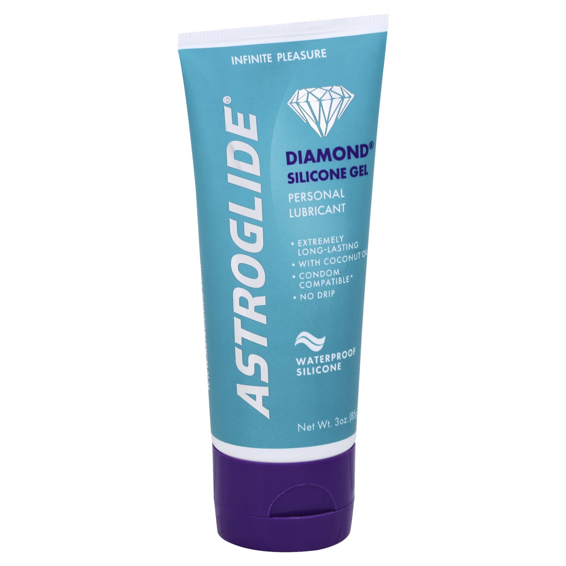 slide 1 of 4, Astroglide Diamond Silicone Gel Personal Lubricant, 3 oz