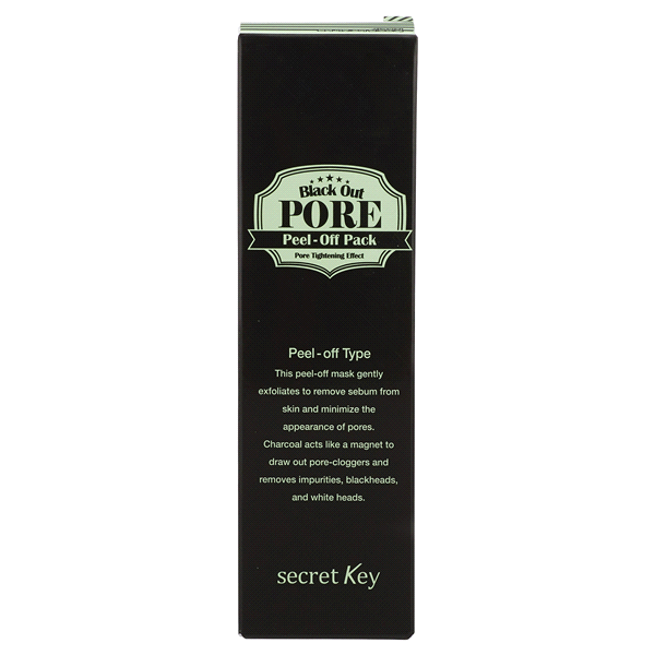 slide 1 of 1, Secret Key Black Out Pore Peel Off Mask, 3.38 oz