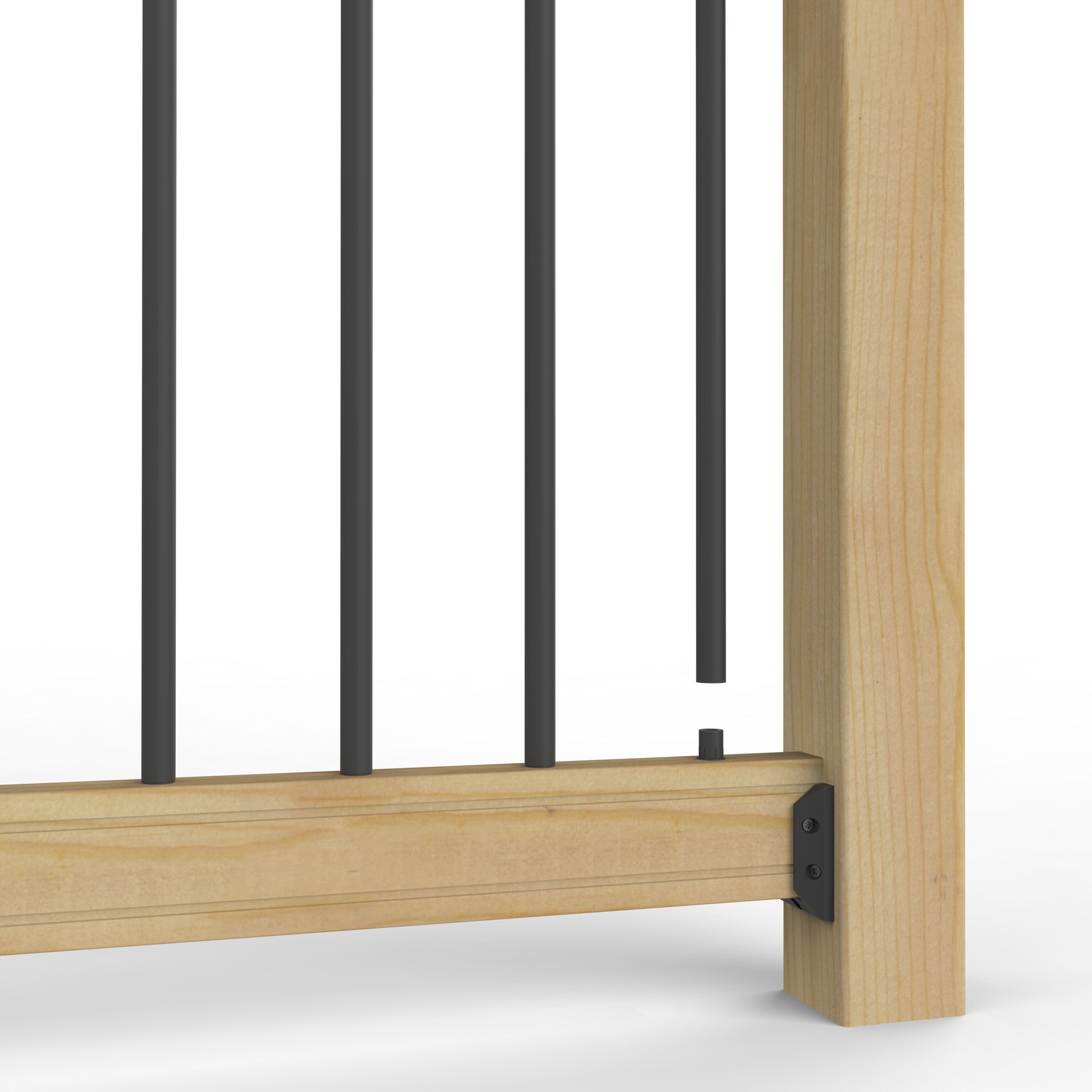 slide 3 of 6, Deckorators 3/4-in x 26-in Black Aluminum Round Deck baluster 64 - Pack, 1 ct