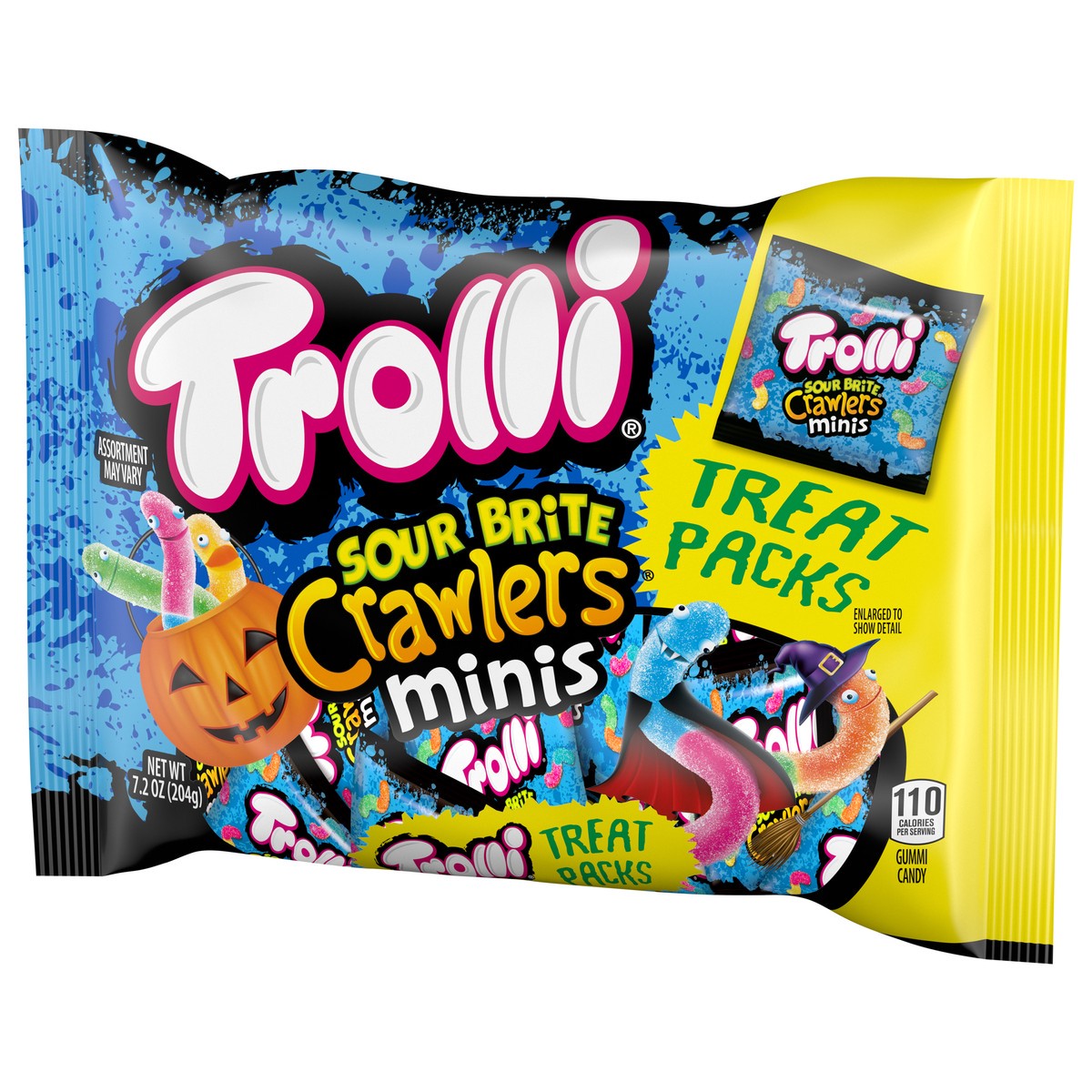 slide 4 of 13, TROLLI 07037 156631 SBC Treat Pack LDB Halloween 7.2 oz, 7.2 oz