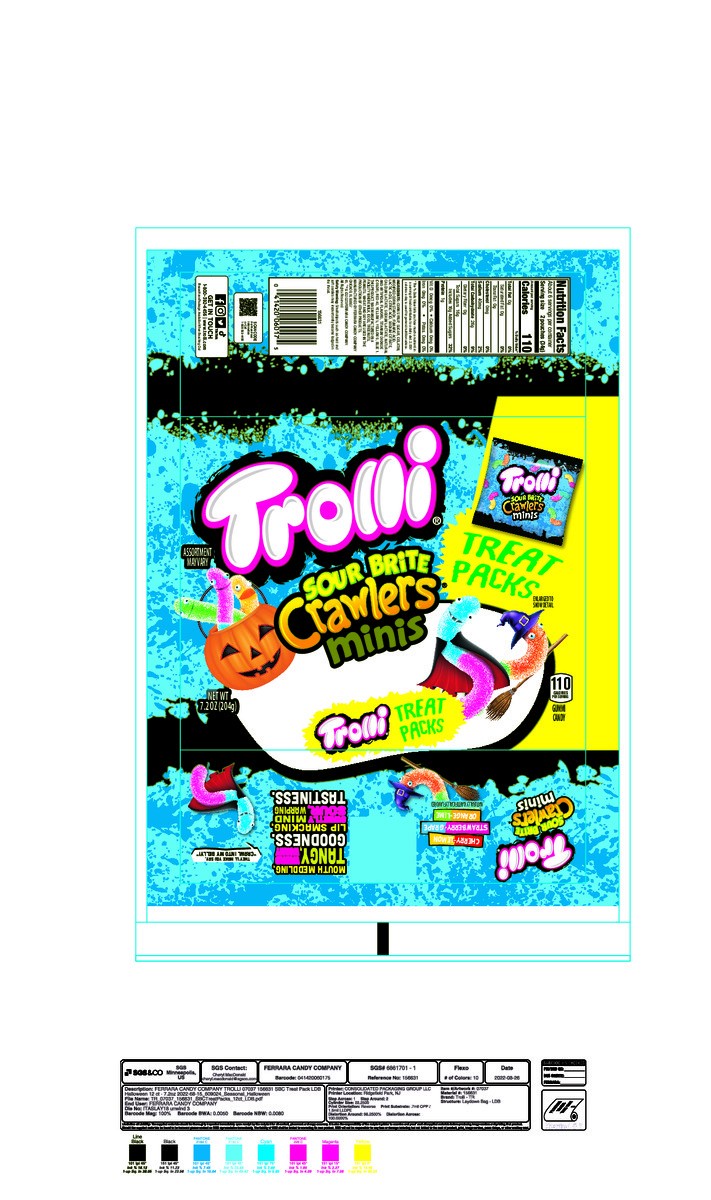 slide 3 of 13, TROLLI 07037 156631 SBC Treat Pack LDB Halloween 7.2 oz, 7.2 oz