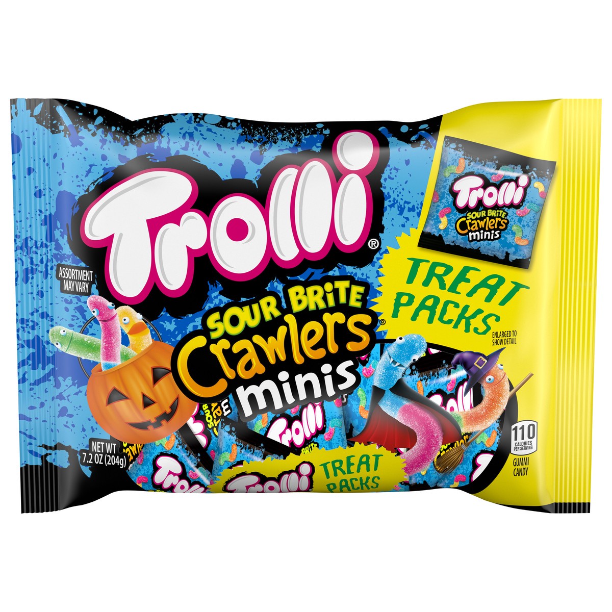 slide 1 of 13, TROLLI 07037 156631 SBC Treat Pack LDB Halloween 7.2 oz, 7.2 oz