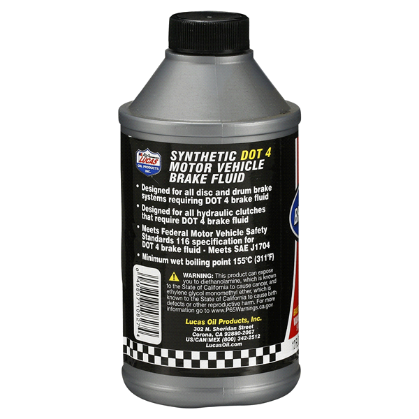 slide 4 of 9, Lucas Brake Fluid 12 oz, 12 oz