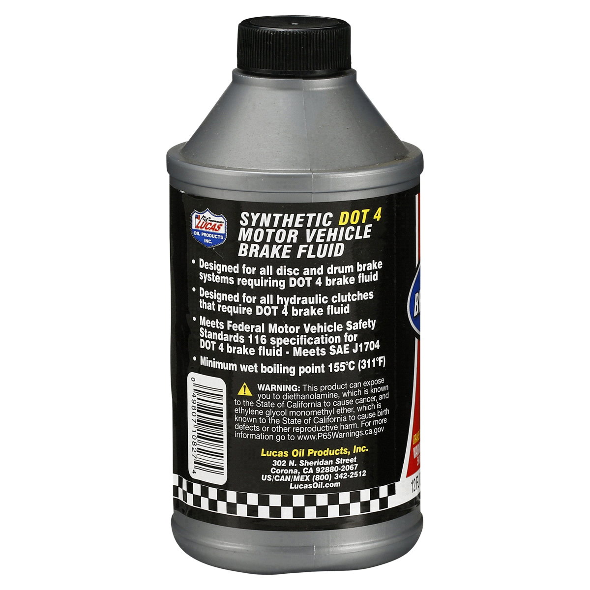 slide 6 of 9, Lucas Brake Fluid 12 oz, 12 oz