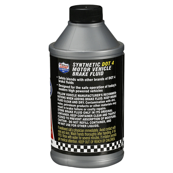 slide 5 of 9, Lucas Brake Fluid 12 oz, 12 oz