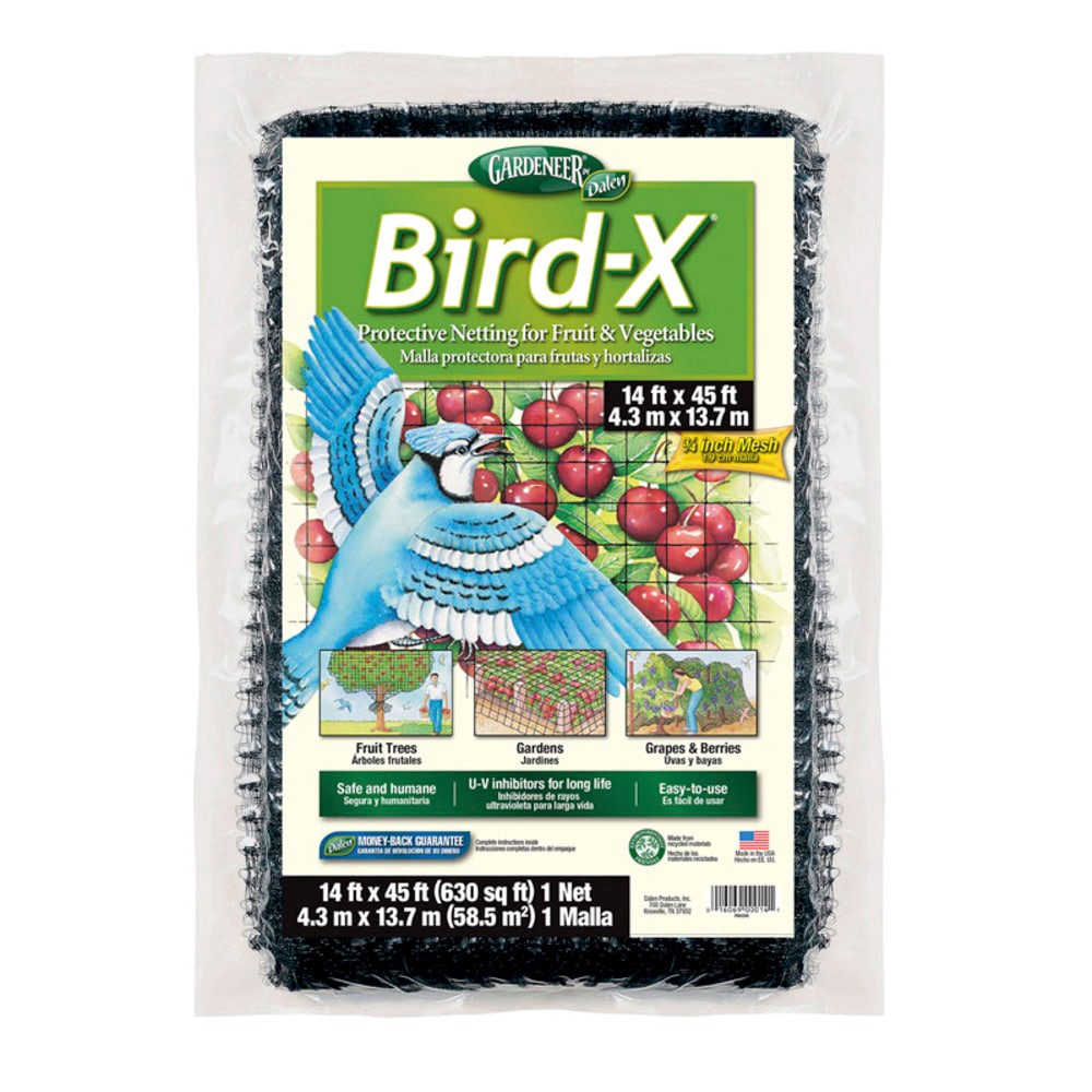 slide 1 of 1, Dalen Products Incorporated Dalbn4 Dalen Gardeneer 14 Ft. X 45 Ft. Bird-X Net .75 In. Mesh, 1 ct