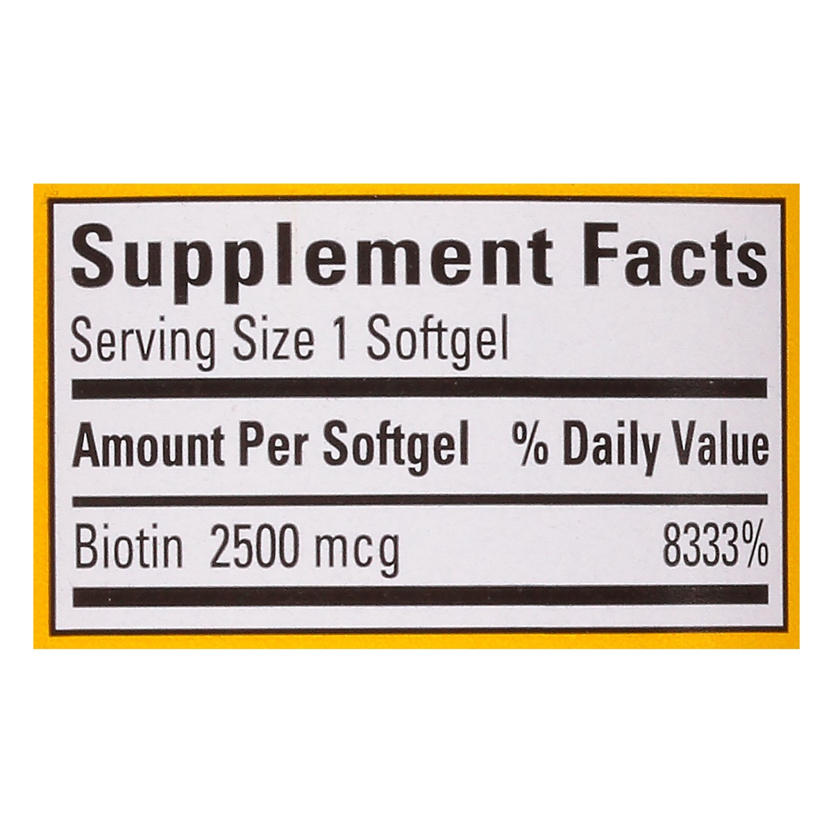 slide 8 of 12, Nature Made Extra Strength Biotin 2500 mcg, Dietary Supplement For Healthy Hair, Skin & Nail Support, 150 Softgels, 150 Day Supply, 150 ct