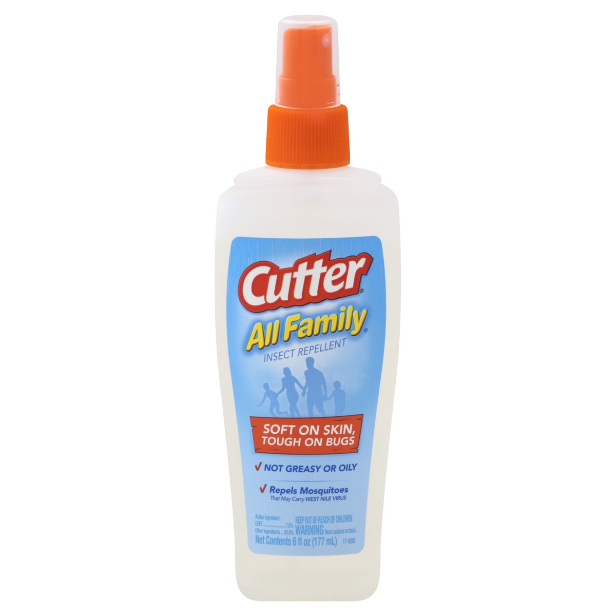 slide 1 of 6, Cutter All Family Insect Repellent, 6 fl oz