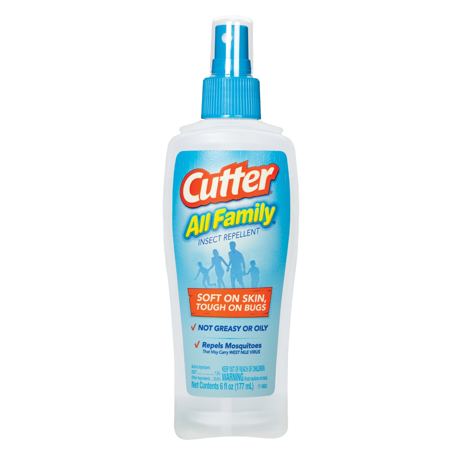 slide 1 of 1, Cutter All Family Insect Repellent, 6 fl oz