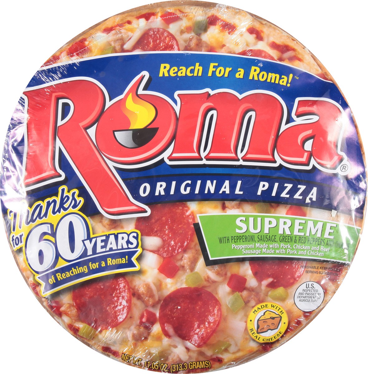 slide 2 of 9, Roma Original Supreme Pizza, 12.7 oz